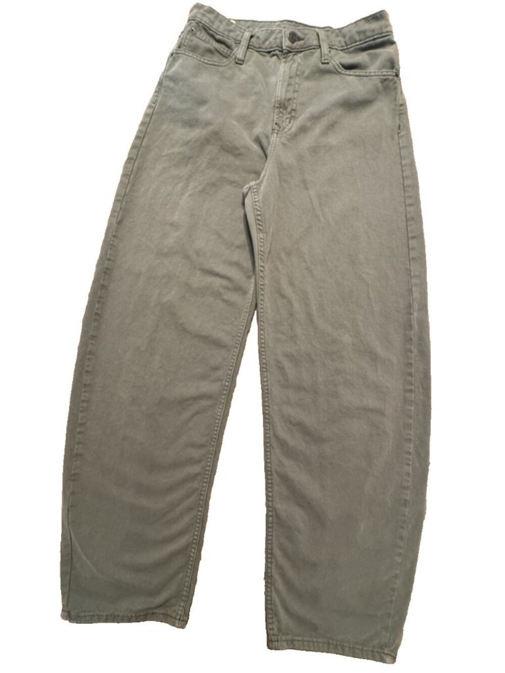 Gap Women Olive Barrel High Rise 29/8 Tall Mesculen Green Jeans 739238 - Picture 2 of 12